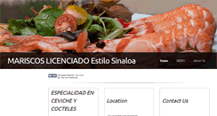 Desktop Screenshot of mariscoslicenciado.com